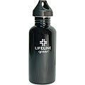 Stainless Steel 27-oz Black Water Bottles (Pack of 6)