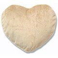 Soothera White Swan Furry Plush Heart Hot and Cold Therapy Pillow