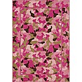 Indoor Pink Tweens Rug (1'7 x 2'9)