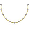 14k Two-tone Gold 2 1/3ct TDW Diamond Necklace (G-H, SI1-SI2)