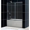 DreamLine Infinity 60x58-inch Clear Glass Sliding Bathtub Door