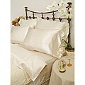 Charmeuse Bone Satin 4-piece King-size Comforter Set