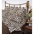 Zebra Brown Safari King-size Sheet Set