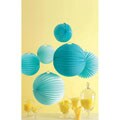 Celebrate Decor Blue Accordion Lanterns (Pack of 6) 