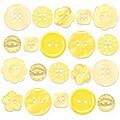 Doodlebug 20-piece Yellow Bumblebee Boutique Buttons