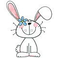 Penny Black 'Bun-Bun' Wood-mounted Rubber Stamp