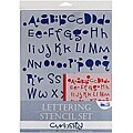 Blue Hills Studio 'Curiosity' 4-piece Lettering Stencil Set