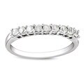 Sterling Silver 1/2ct TDW Diamond Anniversary Ring (G-H, I3)