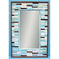 Recycled Wood Maha Jigsaw Framed Mirror (Thailand)