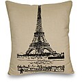 Eiffel Tower Decorative Pillow