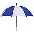 Arc 48-inch Blue/ White Auto-open Umbrella (Pack of 3)