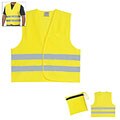 Safety Neon Yellow Reflective Vest (Pack of 3)