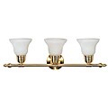 Indoor 3-light Brass Wall Sconce