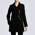 Free indicative guideline for TOMMY HILFILGER rimless eyeglass Frames Tommy Hilfiger Women's Wool Motorcycle Zip Hip Hugger Coat