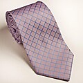 Platinum Ties Men's Patterned 'Snow Pink' Tie