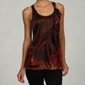 Calvin Klein Asymmetrical Ruffle Racerback Top