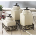 News about American Rosewood desk American Atelier Oliveto 3-piece Canister Set