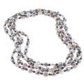 Freshwater Baroque and Coin Pearl 100-inch Endless Necklace (5-11 mm)