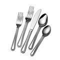 Pfaltzgraff Everyday 101 Piece Pearl Bead Flatware Set
