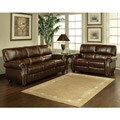 Ashley Italian Leather 2-piece Sofa and Loveseat Set