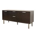 Olmsted Dark Brown Wood Modern Sideboard