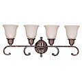 Belvedere 4-light Crackle Bullion Wall Sconce