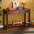 Quincy Walnut Sofa Display Table