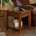 Quincy Walnut End Display Table