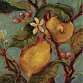 Nicole Etienne 'Lemons on a Branch' Gallery Wrapped Canvas