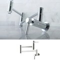 Concord Chrome Wallmount Pot-filler Kitchen Faucet