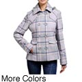 Maralyn & Me Hooded Wool-blend Peacoat