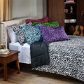 Zebra 3-piece King-size Mini Comforter Set