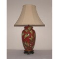 Indoor 1-light Red/ Green Table Lamp