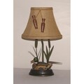 Hand-painted Burlap Duck Table Lamp