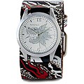 Nemesis Women's Silvertone Dragon Tattoo Watch