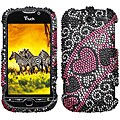 HTC myTouch 4G Streaming Hearts Rhinestone Case