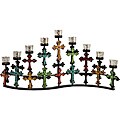 Free efficient guidepost for Wrought Iron and Glass Hurricane Style Old Spanish Mission Hancienda Curved Votive Candle Holder