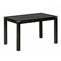 Lambert Dark Brown Wood Modern Dining Table