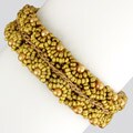 Glass Corina Golden Girl Beaded Bracelet (Guatemala)
