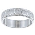 Platifina Sterling Silver Unisex Wedding Band