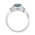 14k White Gold 1 2/5ct TDW Blue and White Diamond Ring (G-H, SI2)