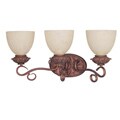 Island Cay 3-light Coral Reef Vanity Fixture