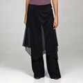 Onyx Nites Women's Sheer Overlay Pants