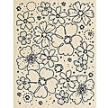 Stampendous 'Flower Frenzy' Rubber Wood Stamp