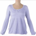 Women's Organic Cotton-blend 'Peace' Blue Knit Pullover (Peru)