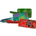 Set of 3 Handmade Leather Luggage Tags (India)