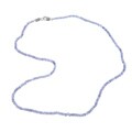 Zoe B Sterling Silver Tanzanite Bead Necklace