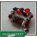 Beads with Bling Original Handmade 'Hearts on Fire' Watch Face