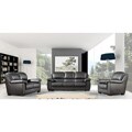 Italia Designs Fitchburg 3-piece Leather Sofa Set