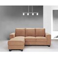 EuroDesign Microfiber Fabric Sofa and Ottoman